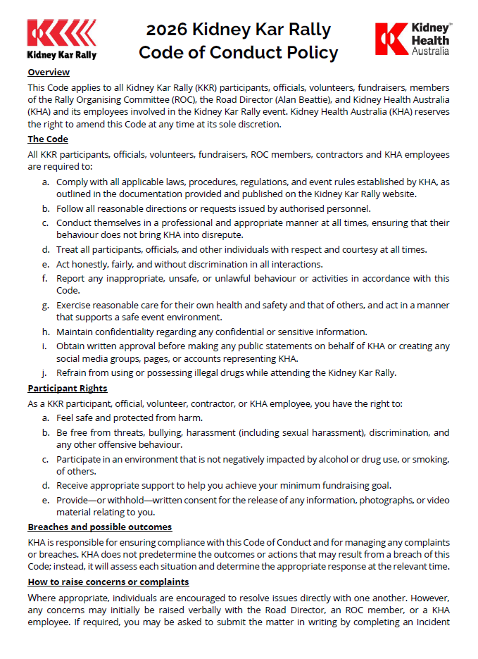 2026 KKR Code of Conduct