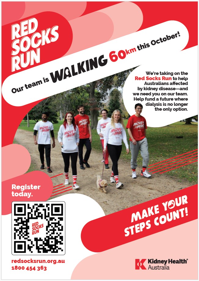 2025 Red Socks Run Team Poster